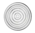 image of Nachtmann N105817 - Round Stacking Glass Plate, 8.625" Diameter, Crystal, Ethno Design - 6/Case