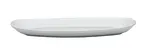 image of Libbey OG-2500 Oval Porcelain Platter 13-3/4" x 8-3/4" x 1-1/4" White Infinity Finish - 6/Case