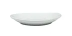 image of Libbey OG-5400 Espresso Saucer Oval Porcelain White 4.875" x 4.4" x 0.75" - 12/Case