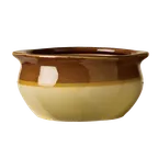 image of Libbey OSC-15 Onion Soup Crock Bowl, 12 oz (5"-1/8" Dia x 2"-1/2" H), Beige Bedrock China - 24/Case