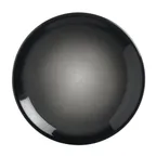 image of Reserve by Libbey PEB-1-O - 6" Round Coupe Rim Porcelain Plate Gloss Obsidian Finish - 24/Case
