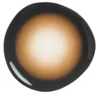 image of Reserve By Libbey PEB-6-T - 10"3/8" Porcelain Plate, High Gloss Tigers Eye Finish - 12/Case