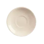 image of Libbey PWC-36 Demitasse Saucer – 4.5"‑4.99" Round Stoneware, Cream White Princess Finish - 36/Case