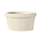 image of Libbey RAM-25-W - 2.5 oz Cream White China Ramekin, 2‑7/8" Dia x 1‑1/8" H, Bedrock, Ultima®, 24/Case