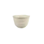 image of Libbey RS-2 Miyagi Sake Cup - 2 oz Ceramic Off‑White Ribbed, 1‑5/8" H x 2‑3/8" D - 36/Case