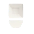 image of Libbey SL-111 Ultra Bright White Square China Bowl, 10 oz, 4.5" x 2" H, Porcelain, 36/Case