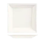 image of Libbey SL-13 Soup Bowl, 9" Square, 16 oz Ultra Bright White Porcelain, Slate™ Finish - 1/Case