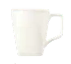 image of Libbey SL-36 - 12.25 oz China Mug, Bright White Porcelain, 4"¼ H x 3½" T x 4⅞" D - 36/Case