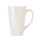 image of Libbey TBM-14 - 14 Oz Mug, 5-1/4" H x 4-1/2" D, Bright China, Microwave & Dishwasher Safe - 12/Case
