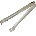 image of AllPoints 85128 Serving Tongs - 6" Stainless Steel Kitchen Utensil for Precise Food Handling