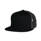 image of Chef Works 1541124-BK5-SM Skater Hat, 100% Poly/Cotton, Black, One Size - 1/Case