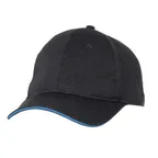 image of Chef Works BCCT-BLU-0 - Black Polyester Chef Hat, One Size, Adjustable, 100% Polyester - 1/Box