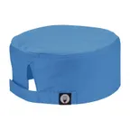 image of Chef Works DFCV-BLU-0 Blue Beanie, Poly/Cotton, One Size - 1/Case