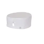 image of Chef Works DFWB-WHT-0 White Beanie, Vent Mesh, Adjustable Velcro, Size Fits Most, 65/35 Poly/Cotton
