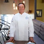 image of Chef Works ECHR-WHT-46 Chef Coat, Long Sleeve, Underarm Vents, Comb 120 Cotton, White, Size 46