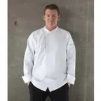 image of Chef Works ECRO-WHT-46 - Trieste Chef Coat, White 100% Super Comb 120 Cotton, Size 46 - 1/Each