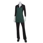 image of Chef Works F10 -BWP-0 Bib Apron, 24"L x 27-1/2"W, Adjustable Neck, 3 Pockets, 65/35 Poly/Cotton Black