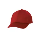 image of Chef Works HC008-RED-0 Red Baseball Cap, Cool Vent, Polyester, Adjustable Buckle, One Size Fits Most