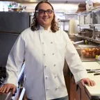 image of Chef Works PKWC-WHT-XL Bordeaux Chef Coat, Double‑Breasted, Long Sleeve, 65/35 Poly/Cotton, White XL