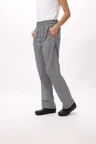 image of Chef Works PW005-SCH-S Women’s Baggy Chef Pants, Check Pattern, Size Small, 65/35 Poly/Cotton, Pockets
