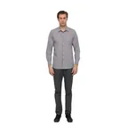 image of Chef Works SHC05-CHO-XL Men's Gingham Cook Shirt, XL, Chocolate, Poly/Cotton