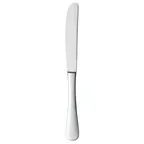 image of Libbey 467 5501 Dinner Knife – 9-3/4" Serrated Handle 18/0 Stainless Steel Auberge Finish - 36/Case