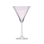image of Libbey 7402/AG8N1P Martini Glass, 9.5 oz Blush Linear, Stem, Height 8" Diameter 4 3/8" - 12/Case
