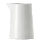 image of Libbey 840-901-050 Creamer Pitcher, 5 oz White Porcelain, 2.5" L x 2" W x 3.25" H, Narrow Rim - 36/Case