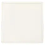 image of Libbey 905356005 Plate – 11" Square Porcelain, Narrow Rim, White Rideau, Valla Pattern - 12/Case