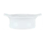 image of Libbey 911194802 Casserole Dish, 9 oz (6"¼ x 5"⅛ x 2"⅜), White Handles, Oven Safe to 350°F - 24/Case