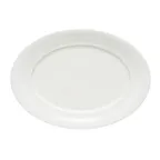 image of Schonwald 9822038 - Oval Porcelain Platter, 15" x 11" x 5/8", Dishwasher Safe, Delight Design, - 6/Case