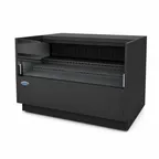 image of Federal Industries UCR3633S-QS 35.7"W Black Laminate Self-Serve Refrigerated Display Case