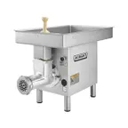 image of Hobart 4732A+BUILDUP Countertop Meat Grinder – 35‑40 lb/min, 3 HP Motor, Pan (34×21×4‑15/16”), #32 Tinned Chop End UL/NSF