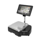 image of Hobart HTI-SSLSB Self-Service Scale – 30lb Capacity, 14" Touchscreen, Barcode Scanner, 14"x15" Platter, 170W