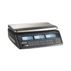 image of Hobart PS40-3 30 lb Legal Trade Scale, 12-4/5" x 9-3/5" Stainless Steel Platform, LCD, 50 Programmable Keys