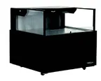 image of Kool-It KUOM-60 Merchandiser, 59" Width, 91.67 cu ft, Black Stainless Steel, Light, 1.27 HP, 115V