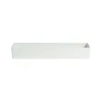 image of GET COMP38-MOD Bugambilia Salad Bowl, 3.96 Qt, 19‑11/16" L x 6‑1/2" W x 3" H, Aluminum MOD