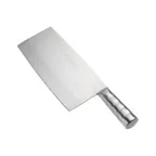 image of Town 47321 Chinese Cleaver Slicer, Large #1, 8" Blade, Stainless Steel Handle & Blade, Cutlery
