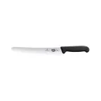 image of Victorinox 5.2933.26B Bread & Cake Knife, 10¼" Stamped Blade, Black Wood Handle, Serrated Edge