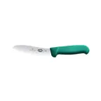 image of Victorinox 5.7904.12 Skinning Knife, 5" Blade, Stamped, Green Fibrox Pro Handle, Slip‑Resistant, NSF