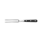 image of Victorinox 7.7233.15G Forged Carving Knife, 6" Stainless Steel Blade, Plastic Handle, Fork Included