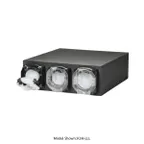 image of Vollrath C4H LidSaver Dispenser Cabinet, Black Plastic System, 4‑Pos Lid Compartments, Faceplate