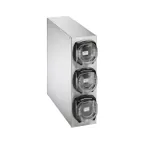 image of Vollrath K58823 LidSaver3 Lid Dispenser Cabinet, Stainless Steel, 7‑1/8" W x 23‑3/8" D x 24" H