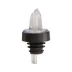 image of Winco CR-400 Bar Maid Clear Plastic Bar Pourer, Free Flow, Clear Spout, No Collar - 1/Pack