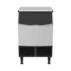 image of Ice-O-Matic CIMU220FA90 Cube Ice Maker, 24" Stainless Steel, 74 lb Bin, R‑290 Air‑Cooled, LED Display