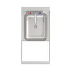 image of Krowne KR24-MC12 12" Underbar Sink Units, 1 Compartment without Drainboard