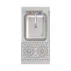 image of Krowne KR24-MD12 12" Underbar Sink Units, 1 Compartment without Drainboard