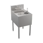 image of Krowne KR24-MS18 18" Underbar Sink Units, 1 Compartment without Drainboard