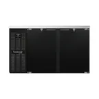 image of Continental Refrigerator BB59N Refrigerated Back Bar Cooler w/ 2 Solid Doors, 22 Cu Ft, 59" W