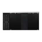 image of Continental Refrigerator BB69N Refrigerated Back Bar Cooler w/ 2 Solid Doors, 26 Cu Ft, 69" W